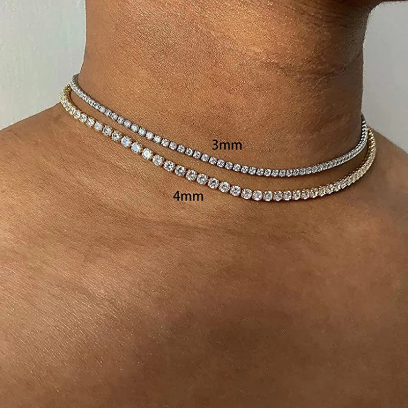 Necklace Women Cubic Zirconia Crystal