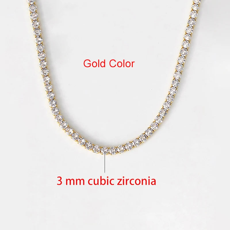Necklace Women Cubic Zirconia Crystal