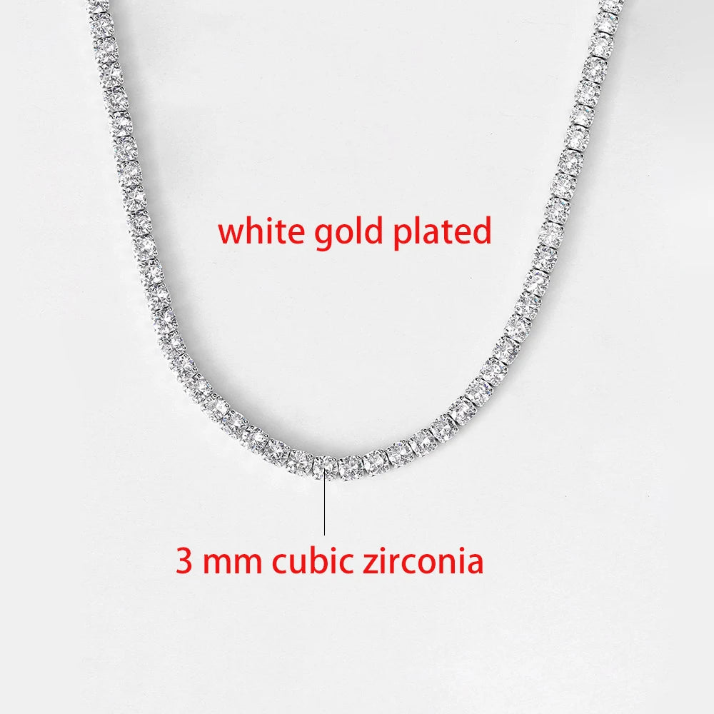 Necklace Women Cubic Zirconia Crystal